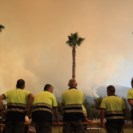  Incendio forestal declarado en el Paraje de El Higuerón de Mijas a 15 de julio del 2022 en Alhaurín el Grande (Málaga, Andalucia, España).- Álex Zea / EUROPA PRESS