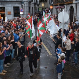 Homenaje a presos de ETA a su salida de prisión EFE