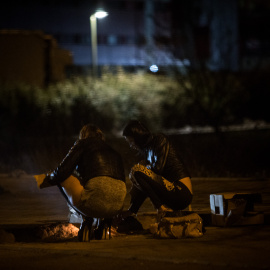  Mujeres en el polígono Marconi de Madrid- JAIRO VARGAS