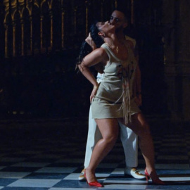  Un momento del videoclip.