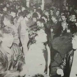  Un gaztetxe en Bilbao a principios de los 80. Los gaztetxes eran espacios ocupados