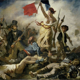  La Libertad guiando al pueblo, de Delacroix.
