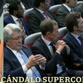  Momento en el que Susanna Griso lee el mensaje del rey emérito Juan Carlos I