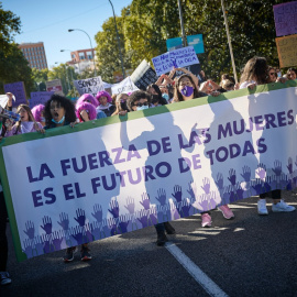 Imagen de archivo. Manifestación feminista en Madrid a favor de los derechos de la mujer.- Jesús Hellín / Europa Press