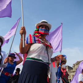  Imagen de archivo. Protesta por los derechos de las mujeres en Perú.- Carlos Garcia Granthon / ZUMA Pres / DPA