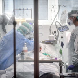  Imagen de archivo. 19 de marzo de 2020, Primera ola de casos de coronavirus en Italia.- Claudio Furlan / LaPresse via ZUMA / DPA