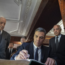 El presidente del Gobierno Pedro Sánchez se reúne con el primer ministro marroquí Saadeddine Othmani Fecha: 19/11/2018. Firma: Presidencia del Gobierno