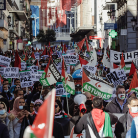  Manifestación en Madrid contra la violación de derechos en el Sáhara Occidental.- Carlos Luján / Europa Press