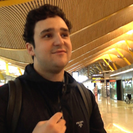  Froilán a su llegada al aeropuerto, a 10 de febrero de 2023, en Madrid (España). Europa Press (Foto de ARCHIVO)