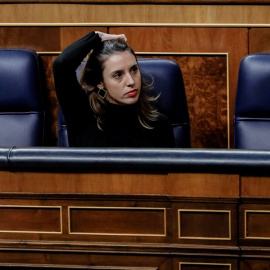  La ministra d'Igualtat, Irene Moreno, durant una sessió plenària al Congrés dels Diputats. -Carlos Luján / Europa Press