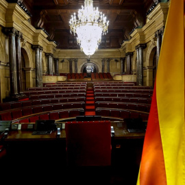 Aspecto del hemiciclo del Parlament de Catalunya. — Quique Garcia / EFE