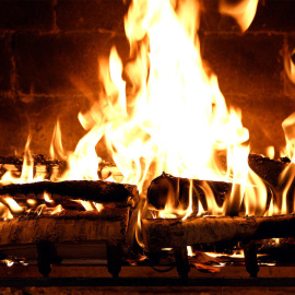 'Chimenea en tu hogar: Los chisporroteos de la madera de abedul'. NETFLIX