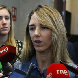  La portavoz del PP, Cayetana Álvarez de Toledo, tras una reunión de la Junta de Portavoces / EFE
