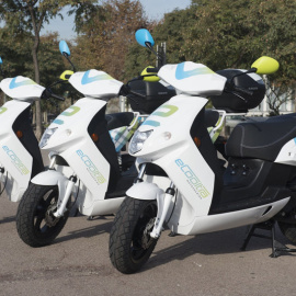 Las motos eléctricas que estarán disponibles en Madrid.
