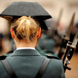 Una guardia civil en formación. Imagen: GC