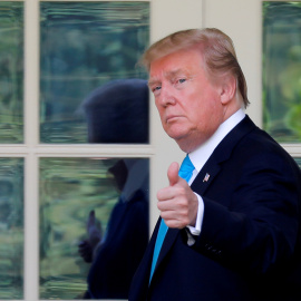 23/05/2019 - El presidente de Estados Unidos Donald Trump en la Casa Blanca. / REUTERS - CARLOS BARRIA