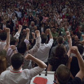 Vista de una Asamblea Federal de IU. CEDIDA