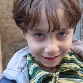 Ahmed, uno de los miles de civiles que todavía residen en la Ciudad Vieja de Alepo. (Fotografía: Alberto Sicilia)