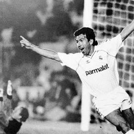 El futbolista del Real Madrid Juan Gómez, Juanito.