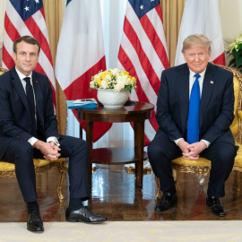 Macron y Trump en una imagen de archivo.- Shealah Craighead / White House / dp / DPA