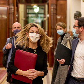  Unidas Podemos defiende su reforma fiscal en el Pleno del Congreso.- Jesús Hellín / Europa Press