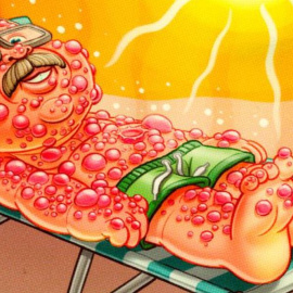  Fragmento de la viñeta de Ortega Lara publicada en 'El Jueves'.