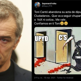 Toni Cantó deja Ciudadanos 