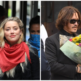  A la izquierda, la actriz Amber Heard. A la derecha, el actor Johnny Depp.- dpa/ EUROPA PRESS