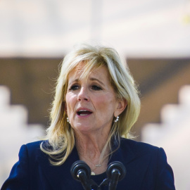 Jill Biden en el acto por los agricultores latinos en EEUU