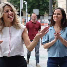 Yolanda Díaz e Ione Belarra en una imagen de archivo. – Villar López / EFE