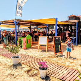 fotografia del xiringuito Delícies de Sant Carles de la Ràpita.