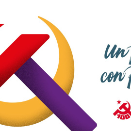 Cartel del aniversario del PCE