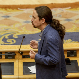 Pablo Iglesias, vicepresidente segundo y ministro de Derechos Sociales. / RICARDO RUBIO (EP)