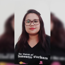 Mimi, de The Voice of Domestic Workers.