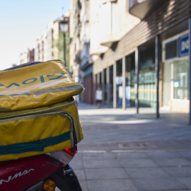  Un repartidor de Glovo. -Jesús Hellín / Europa Press