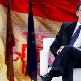 Rajoy en la inauguración de la Convención Nacional del PP. EFE