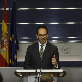 Antonio Hernando, portavoz del PSOE en el Congreso. EUROPA PRESS