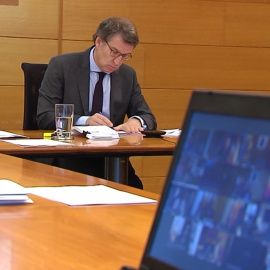 Feijóo presente en la videoconferencia entre Sánchez y CCAA