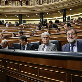 Rajoy y Montoro en el Congreso