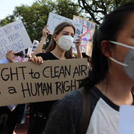 Manifestación en Bangkok para exigir medidas para la contaminación. EUROPA PRESS / ARCHIVO
