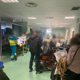 Colapso en el Hospital 12 de Octubre por la epidemia de la gripe. / Urgencias y Emergencias de Madrid en Lucha
