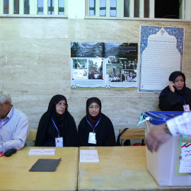Colegio electoral de Teherán./REUTERS