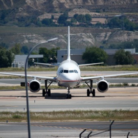 Avión a punto de despegar. Oscar J. Barroso / Europa Press.