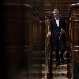  El ministro de Interior, Fernando Grande-Marlaska, se dirige a intervenir durante una sesión plenaria en el Congreso de los Diputados, a 21 de septiembre de 2022, en Madrid (España).- EDUARDO PARRA / EUROPA PRESS