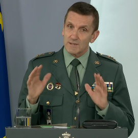 El general José Manuel Santiago, jefe del Estado Mayor de la Guardia Civil. / EFE