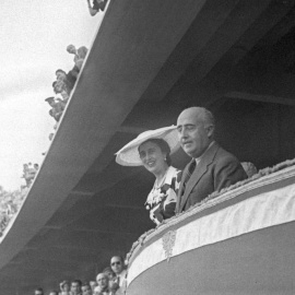 Carmen Polo y Francisco Franco. EFE