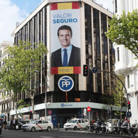  Exterior de la sede nacional de Génova 13 en Madrid.- EFE/ARCHIVO