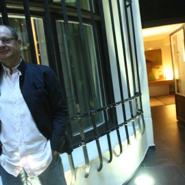  El escritor Fernando Marías en la presentación de su libro 'El silencio se mueve', en Madrid a 1 de octubre de 2011.- Eduardo Parra / EP