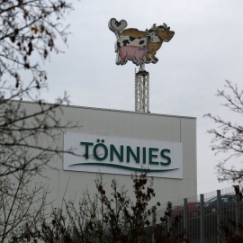 Imagen de la fábrica de Tönnies en Rheda-Wiedenbrueck, al oeste de Alemania. / REUTERS - Ina Fassbender