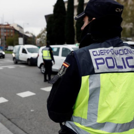 Control policía estado de alarma